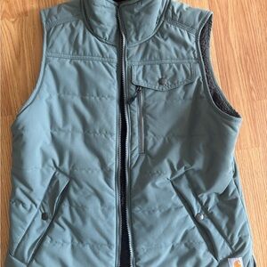 Carhartt Olive Green Quilted Vest